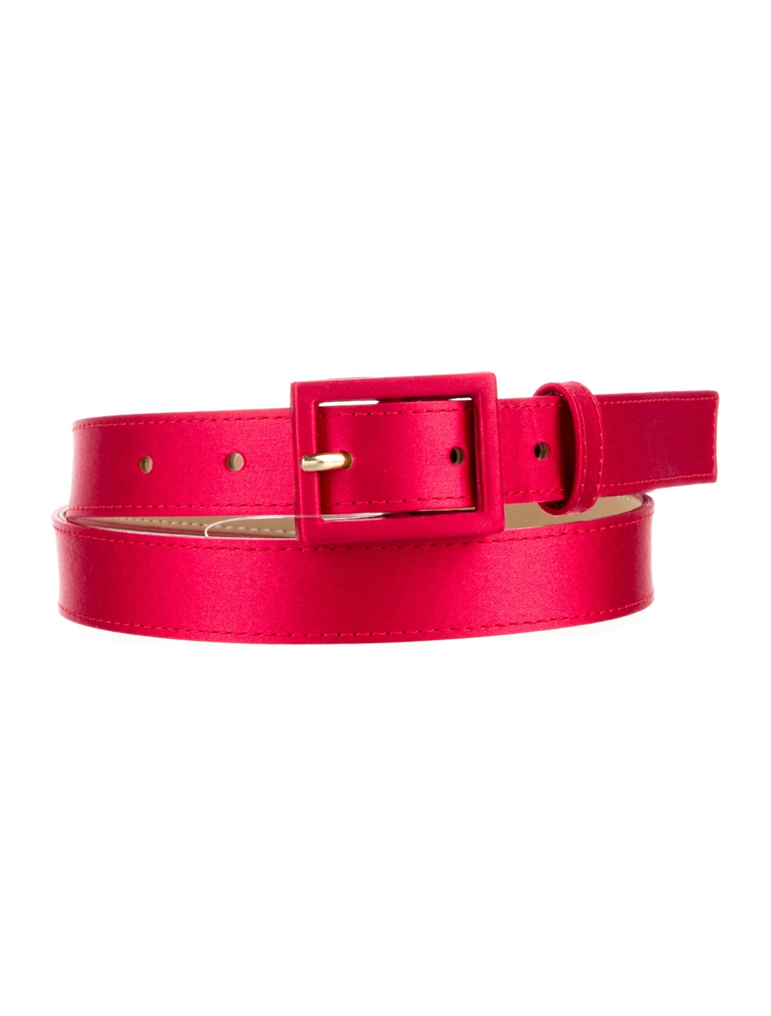 St. John Skinny Satin Belt