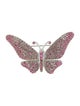 St. John Crystal Butterfly Brooch