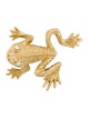 St. John Crystal Frog Pin Brooch