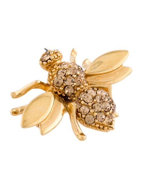 St. John Crystal Bee Pin Brooch