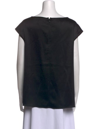 St. John Bateau Neckline Short Sleeve T-Shirt