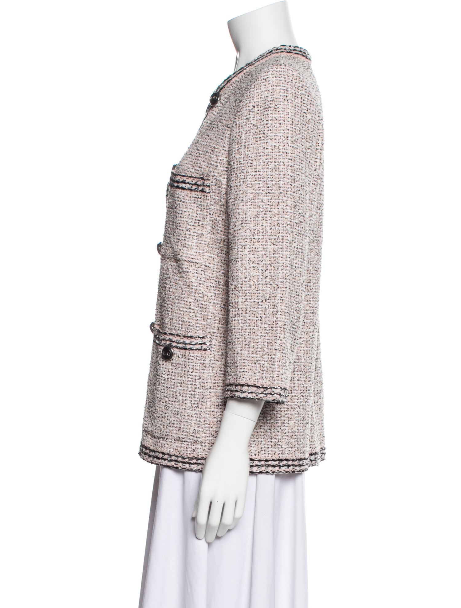 St. John Tweed Pattern Evening Jacket