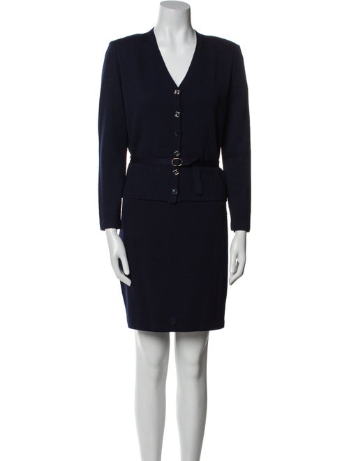 St. John Evening Wool Skirt Set