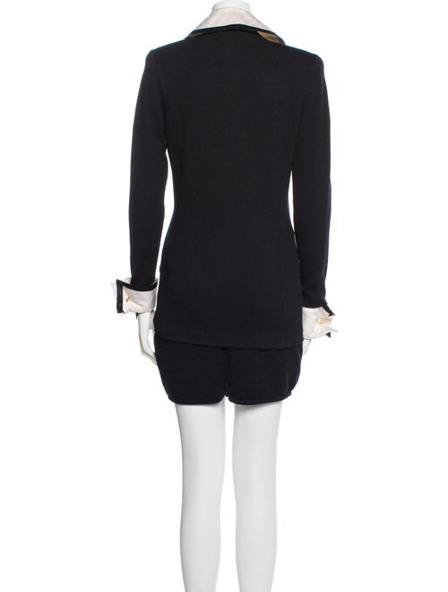 St. John Crystal Embellishments Skirt Suit