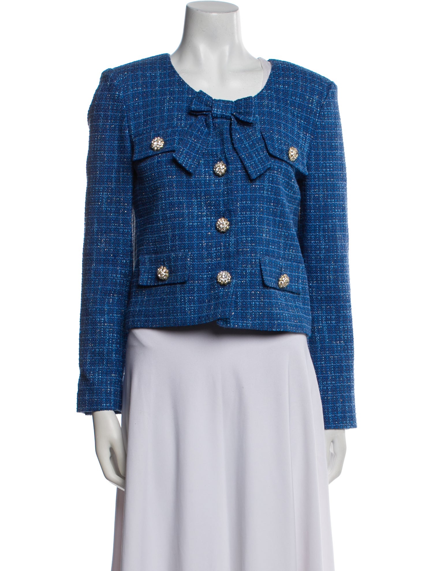 St. John Tweed Pattern Jacket