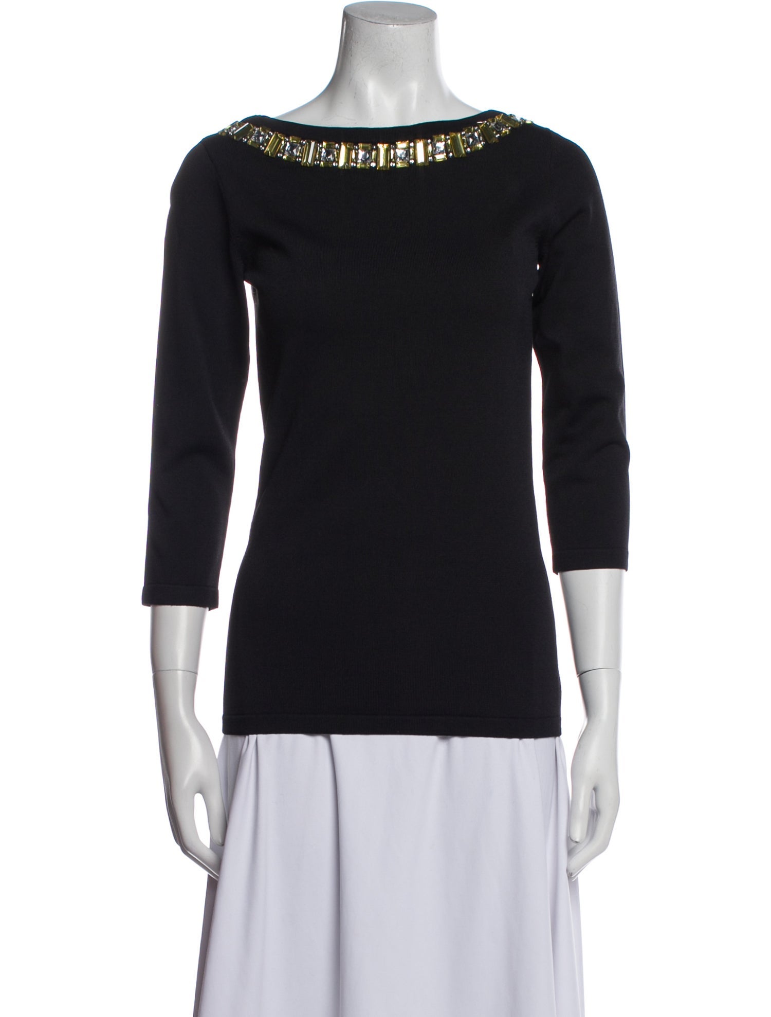 St. John 2015 Bateau Neckline Top