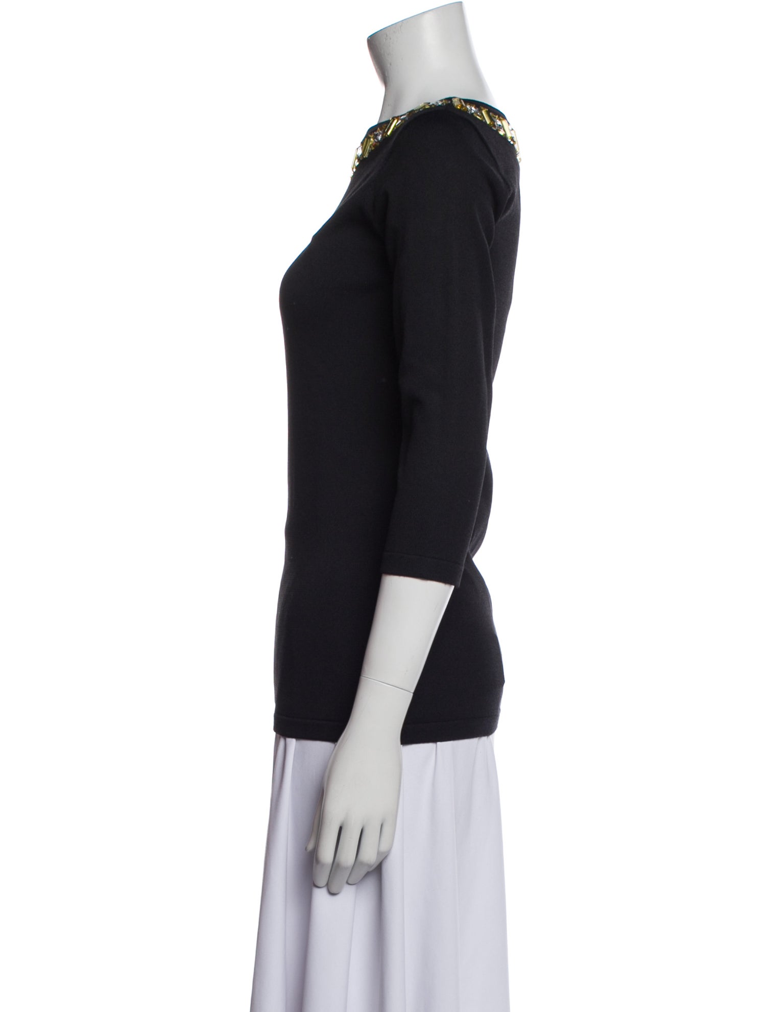 St. John 2015 Bateau Neckline Top