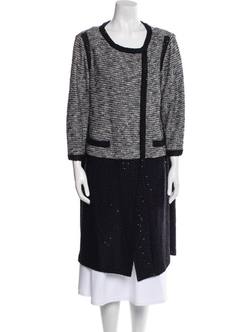 St. John Colorblock Pattern Coat