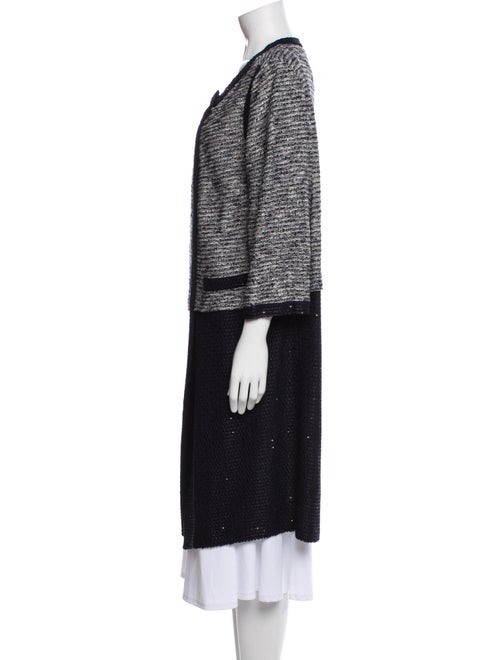 St. John Colorblock Pattern Coat