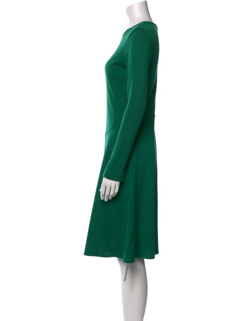 St. John Crew Neck Knee-Length Dress