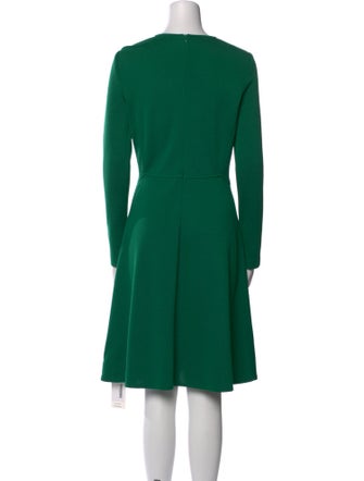St. John Crew Neck Knee-Length Dress