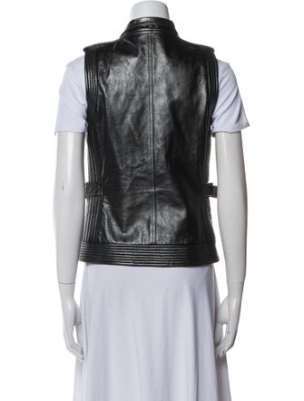 St. John Lamb Leather Vest