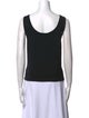 St. John Wool Scoop Neck Top