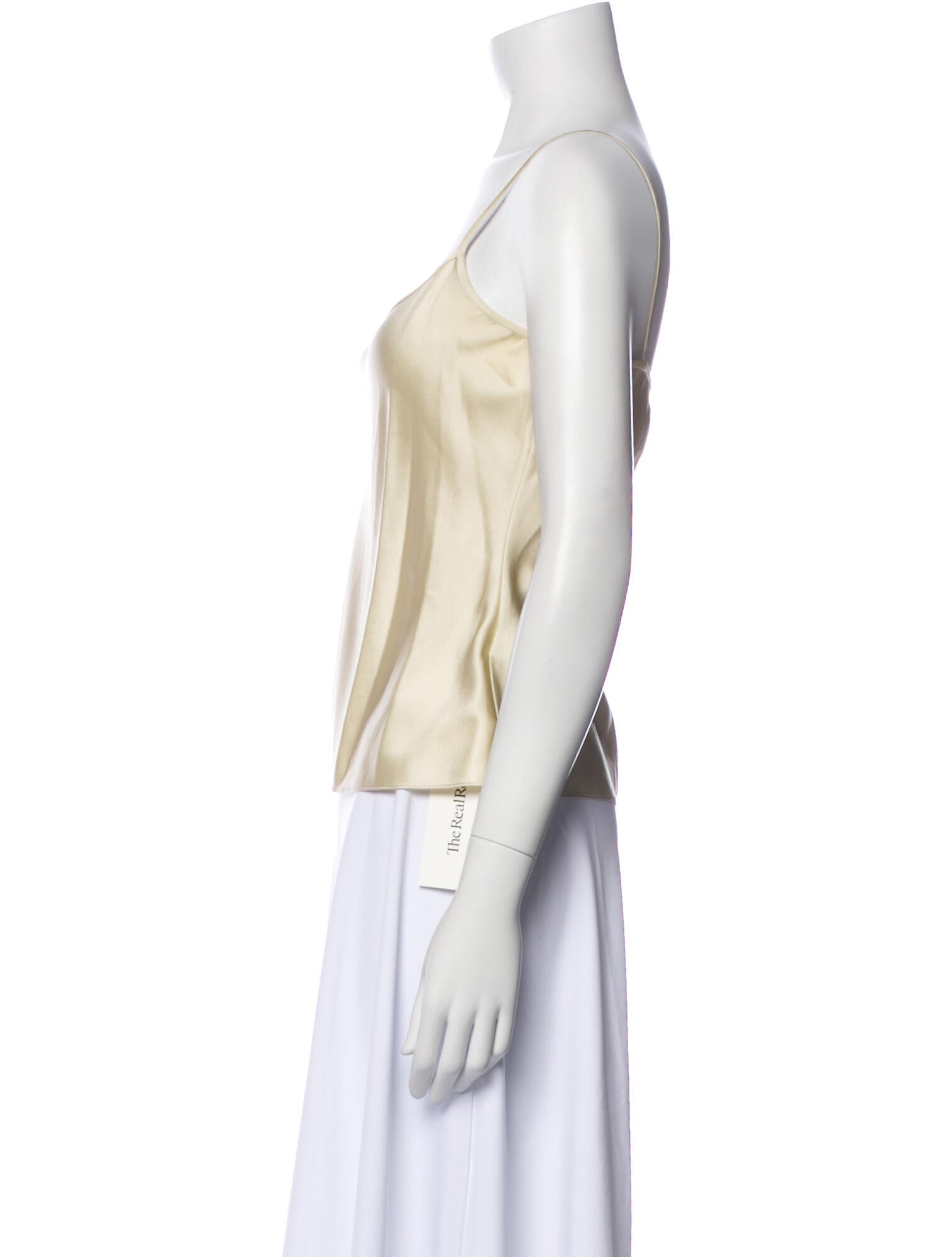 St. John Silk Scoop Neck Top