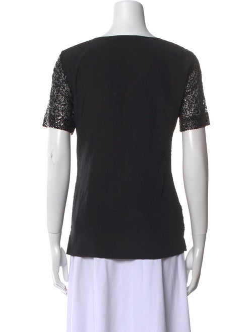 St. John Scoop Neck Short Sleeve T-Shirt