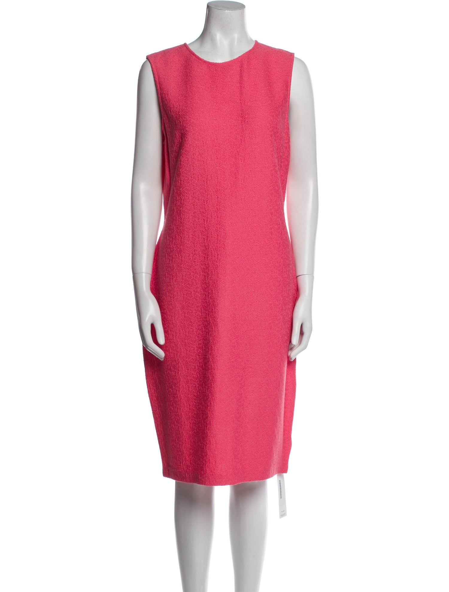 St. John Crew Neck Knee-Length Dress