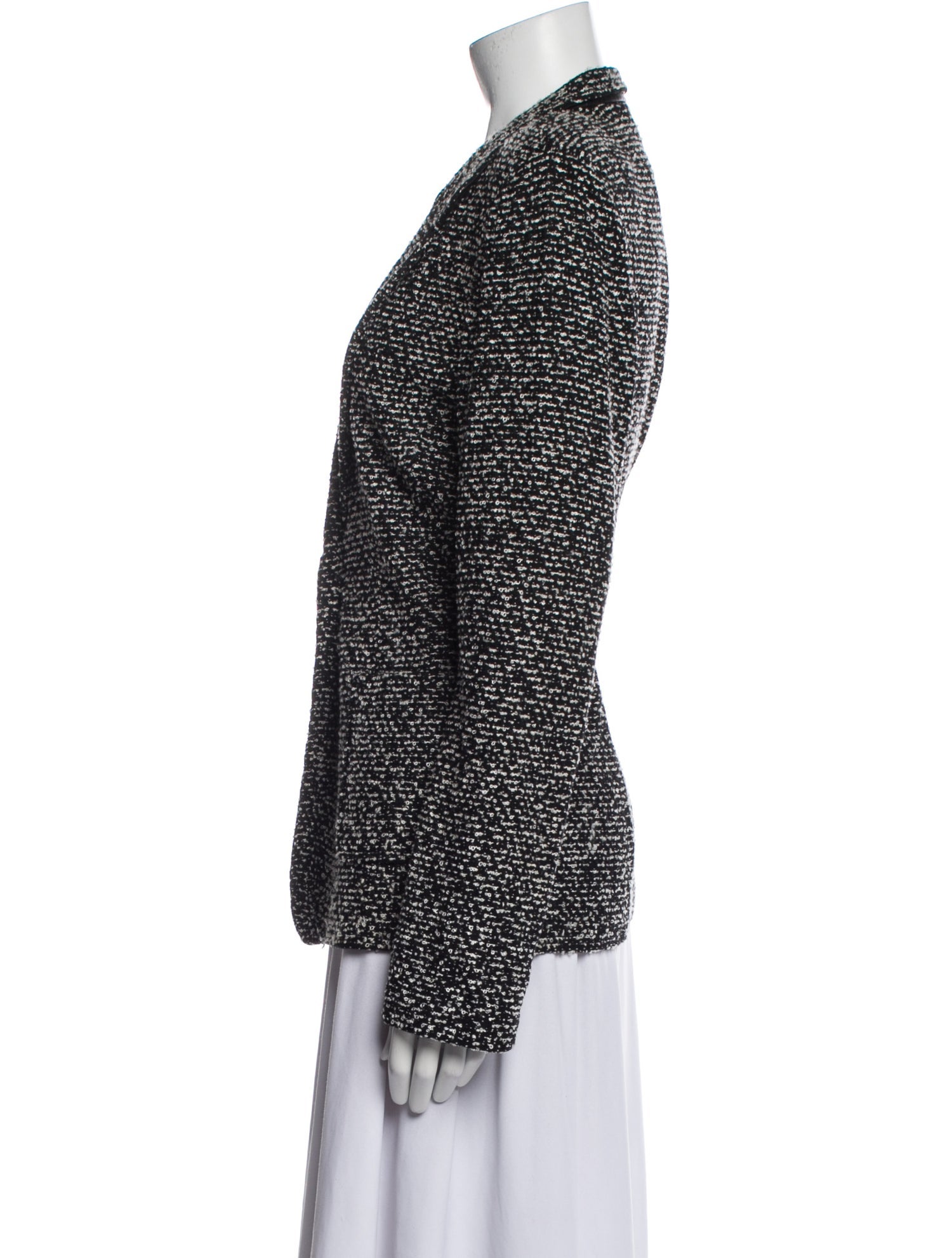 St. John Tweed Pattern Blazer