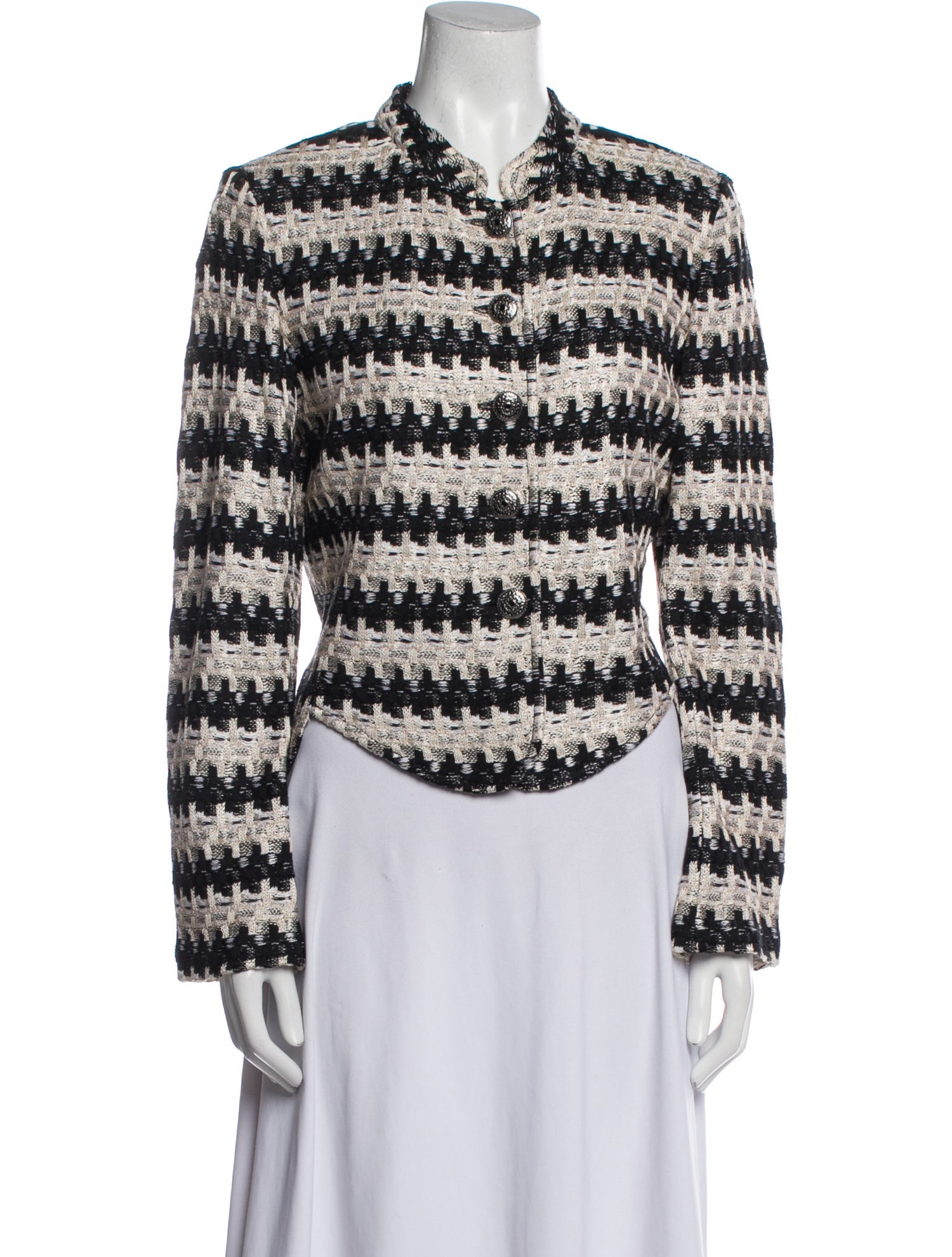 St. John Tweed Pattern Jacket