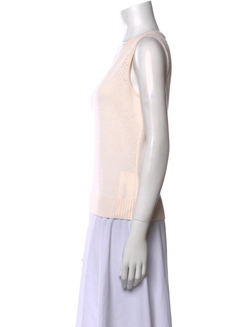 St. John Wool Scoop Neck Top