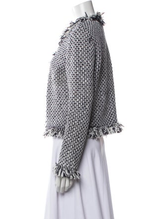 St. John Tweed Pattern Evening Jacket