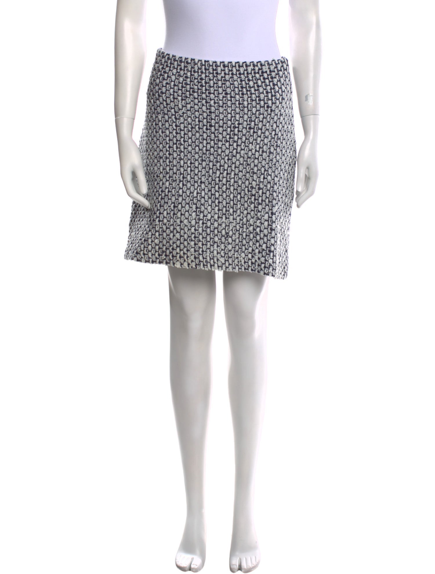 St. John Printed Mini Skirt