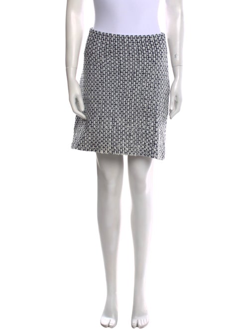 St. John Printed Mini Skirt