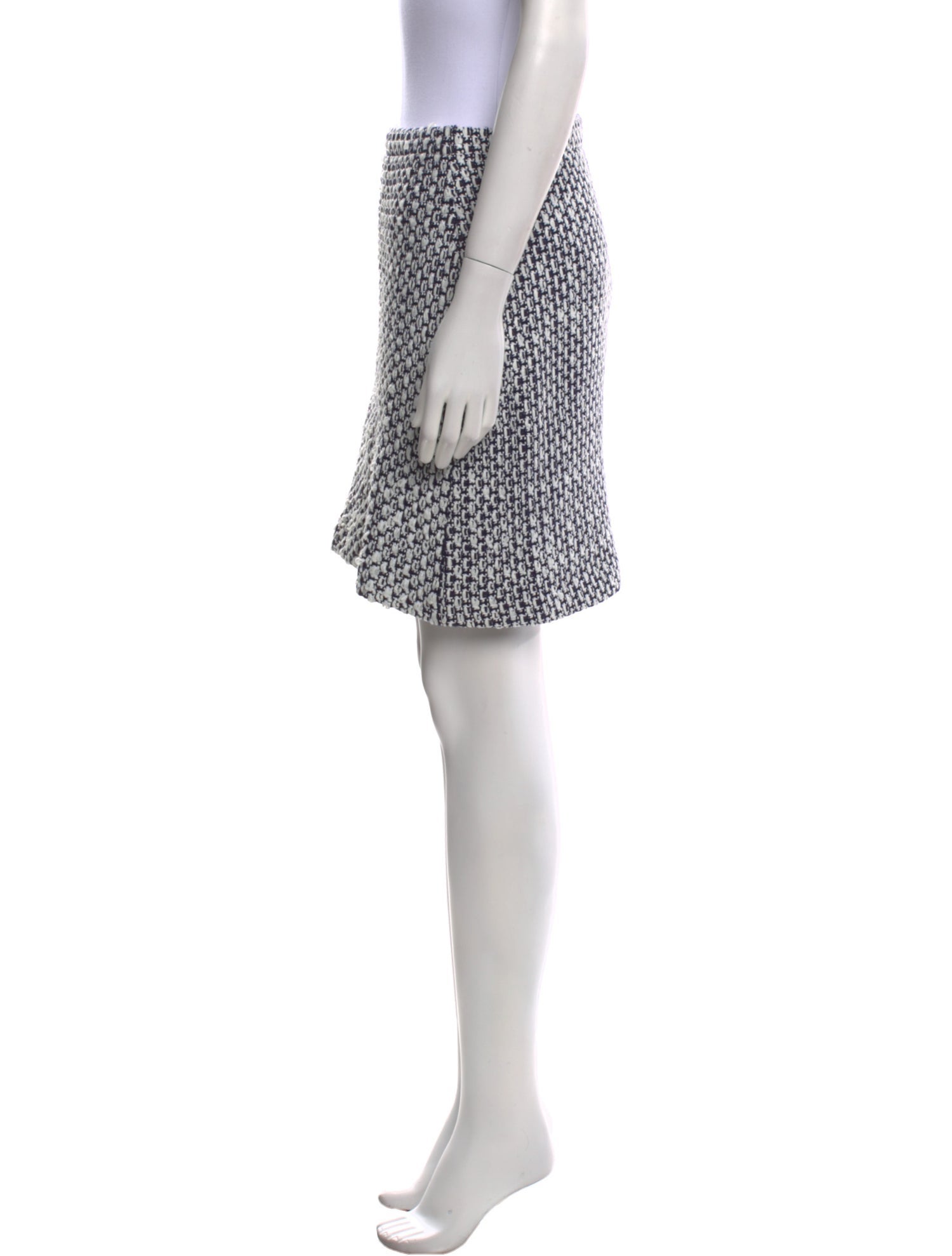 St. John Printed Mini Skirt