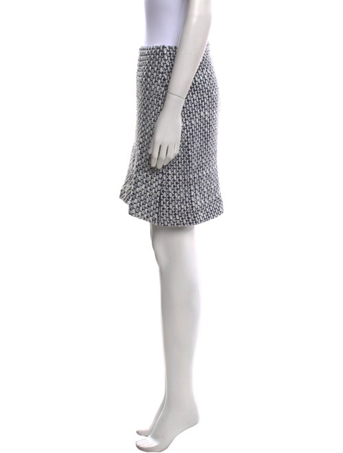 St. John Printed Mini Skirt