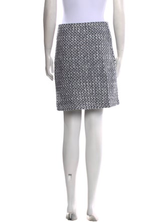 St. John Printed Mini Skirt