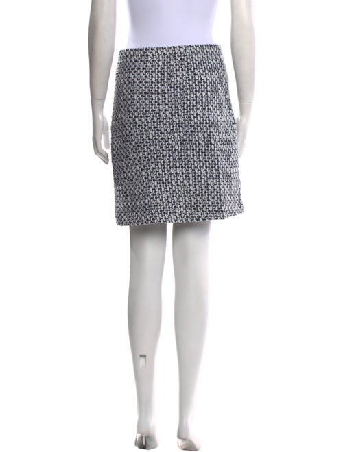 St. John Printed Mini Skirt