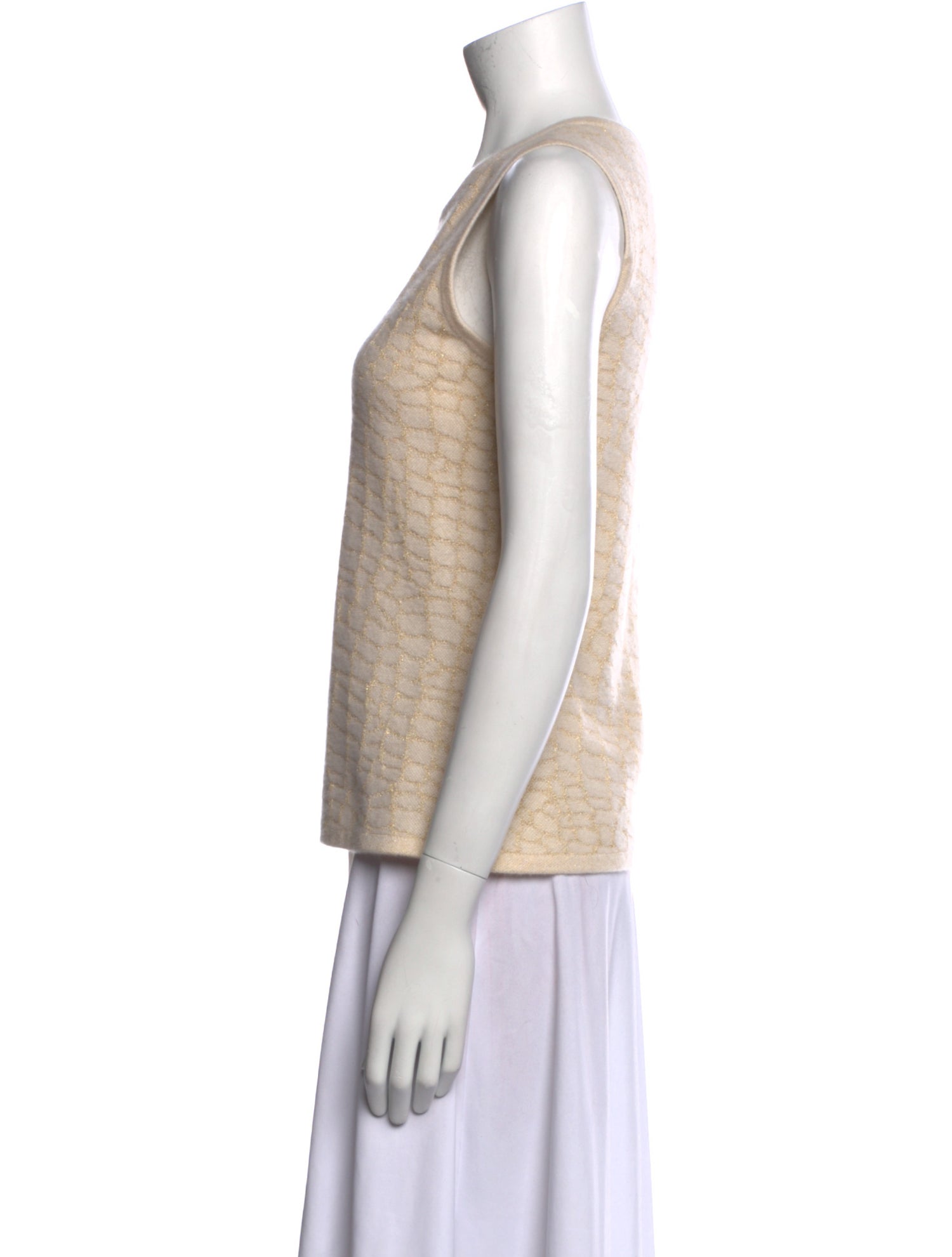 St. John Cashmere Scoop Neck Sweater