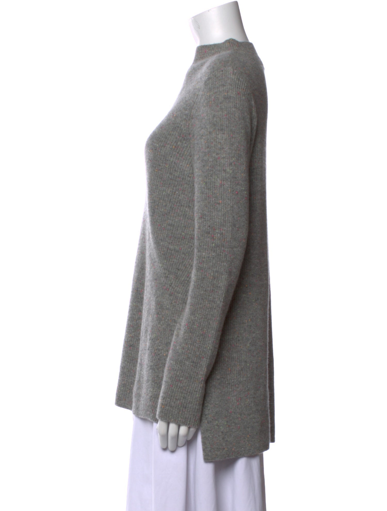 St. John Cashmere Mock Neck Sweater