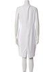 St. John Scoop Neck Knee-Length Dress