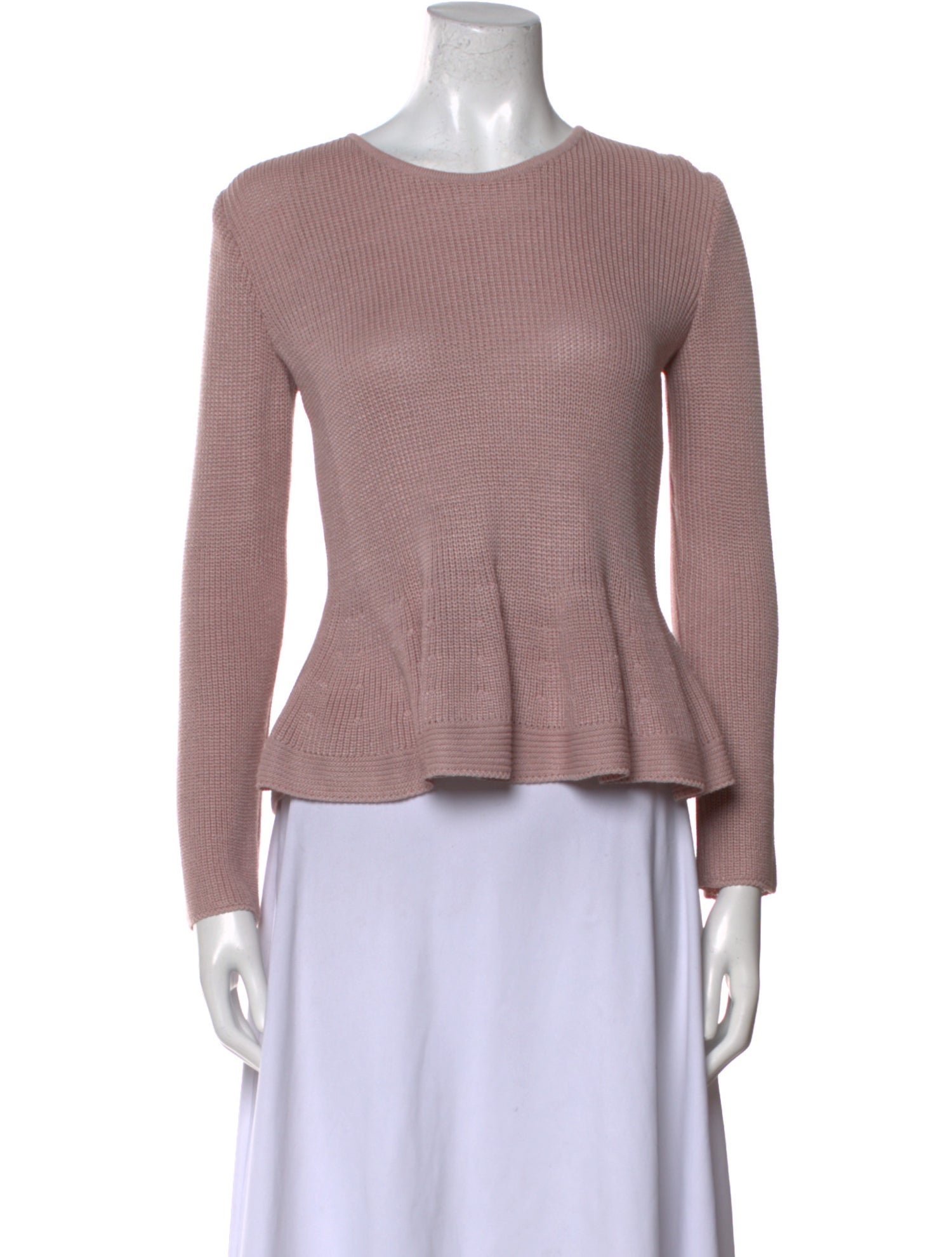 St. John Wool Scoop Neck Sweater