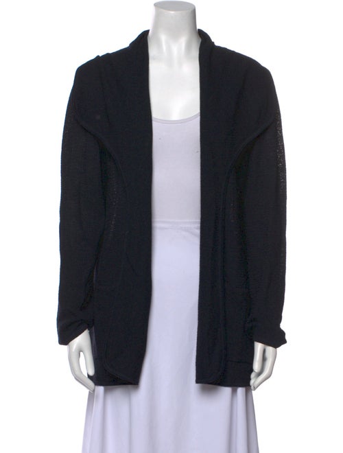 St. John Wool Open Front Sweater