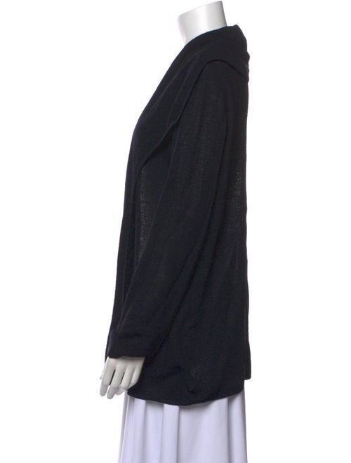 St. John Wool Open Front Sweater