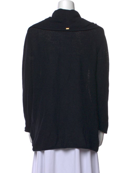 St. John Wool Open Front Sweater
