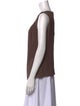 St. John Silk Scoop Neck Top