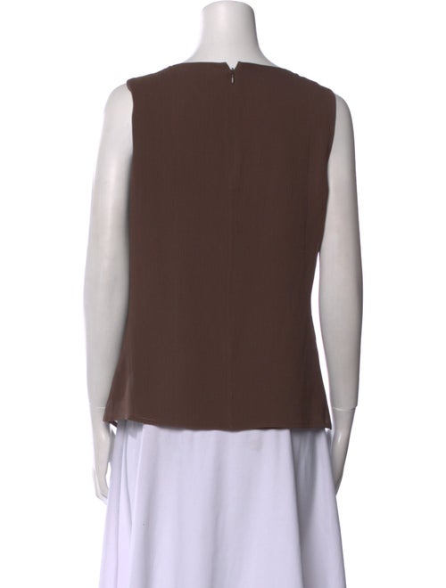 St. John Silk Scoop Neck Top