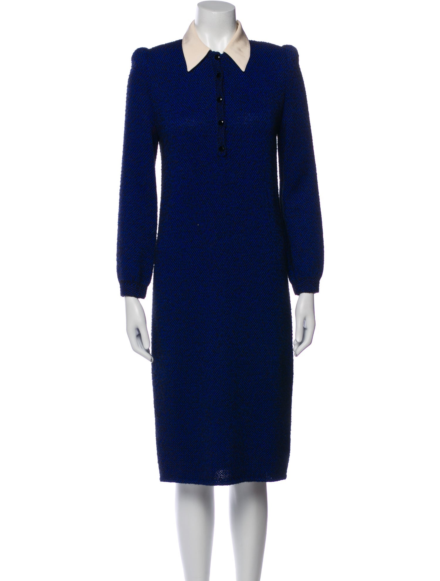 St. John Wool Midi Length Dress