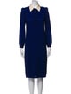 St. John Wool Midi Length Dress