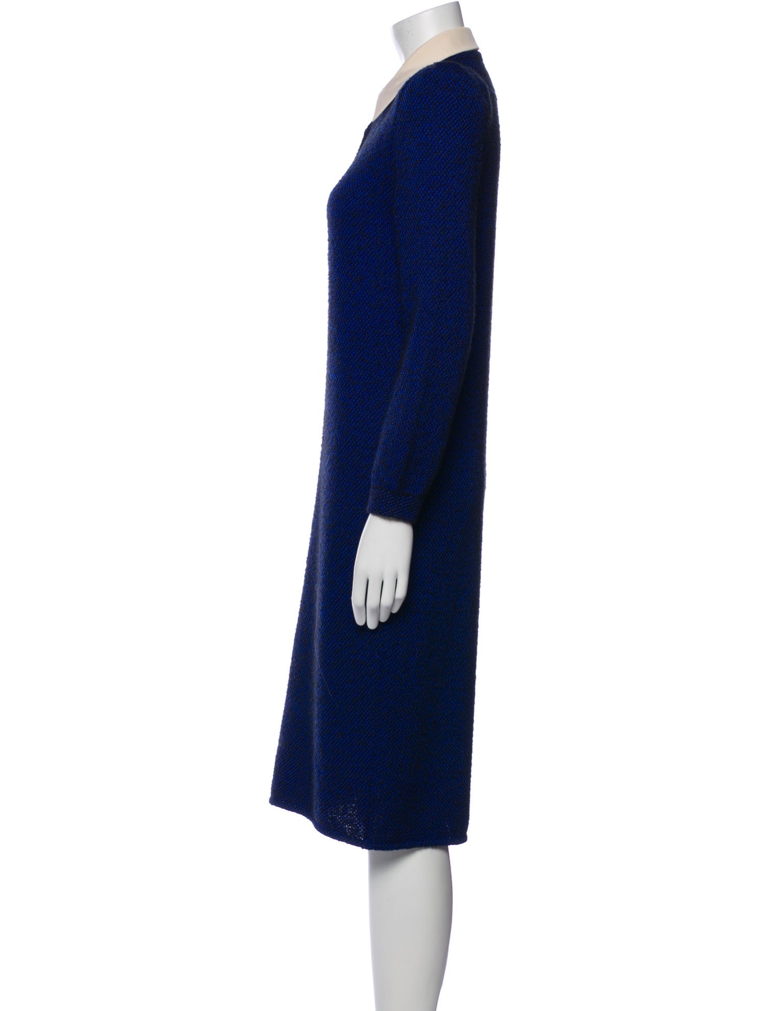 St. John Wool Midi Length Dress