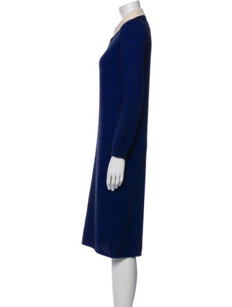 St. John Wool Midi Length Dress