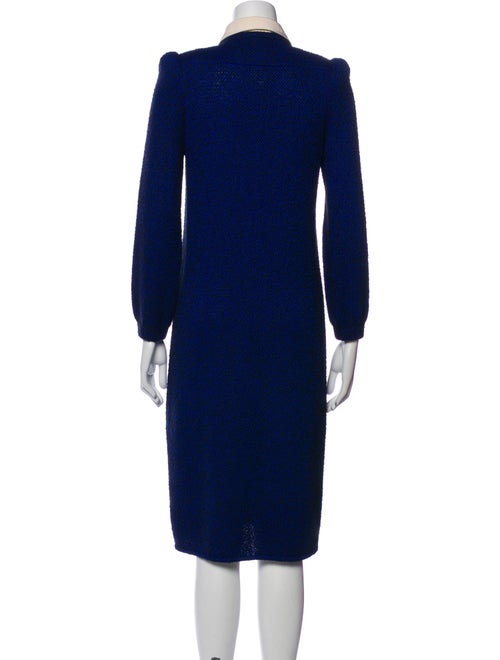 St. John Wool Midi Length Dress