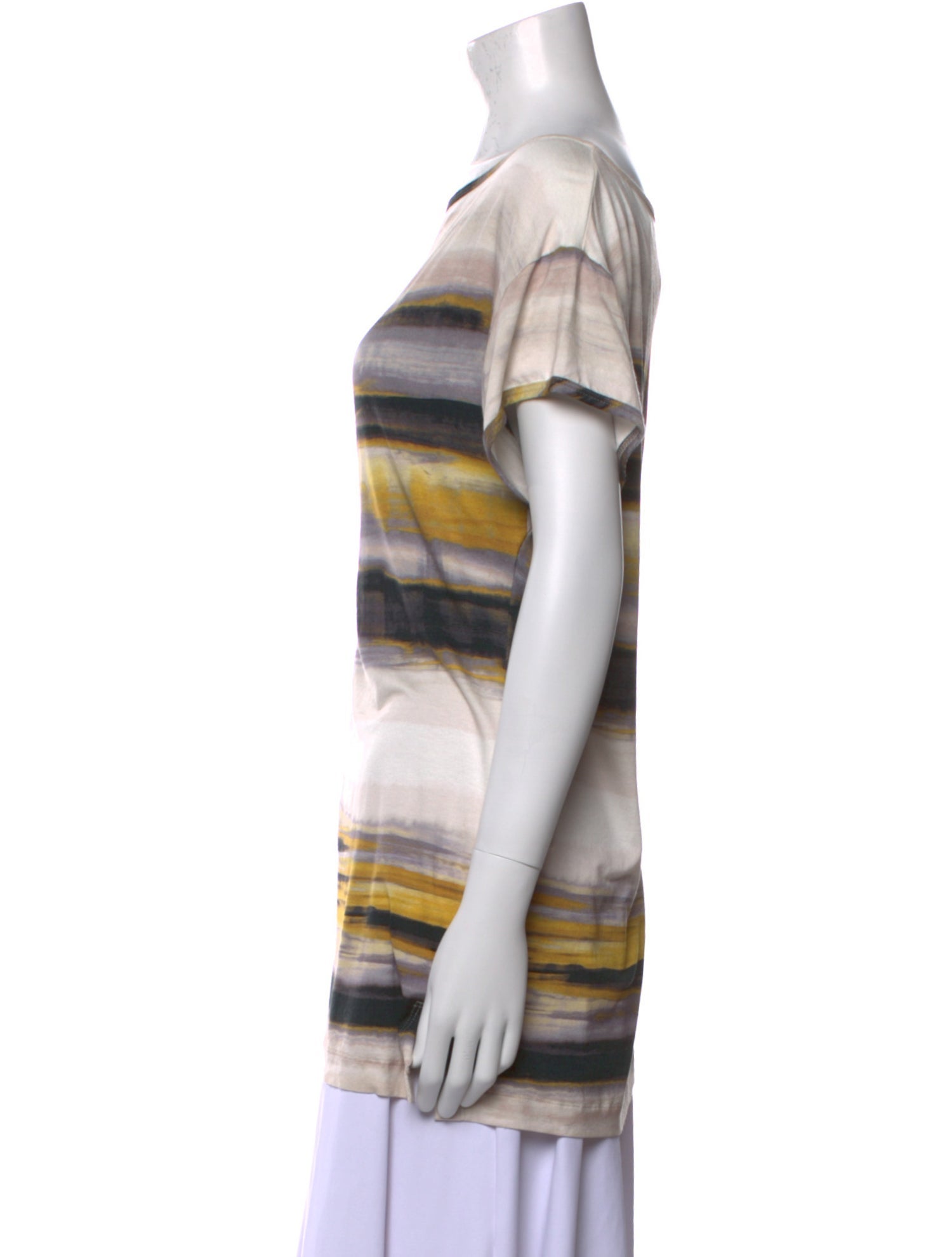 St. John Striped Scoop Neck Tunic w/ Tags