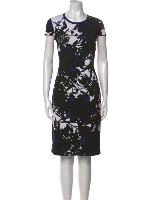St. John Printed Knee-Length Dress