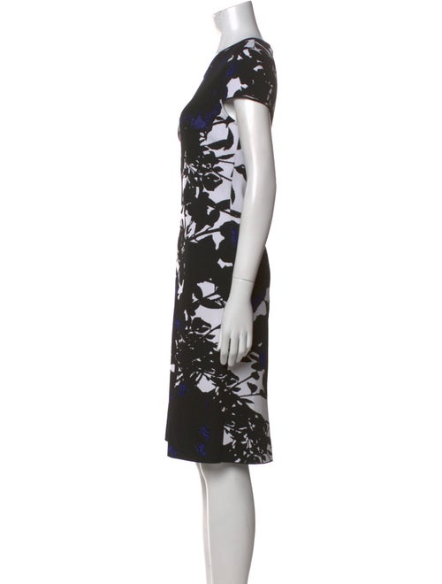 St. John Printed Knee-Length Dress