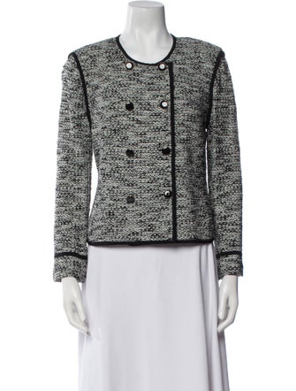 St. John Wool Tweed Pattern Evening Jacket