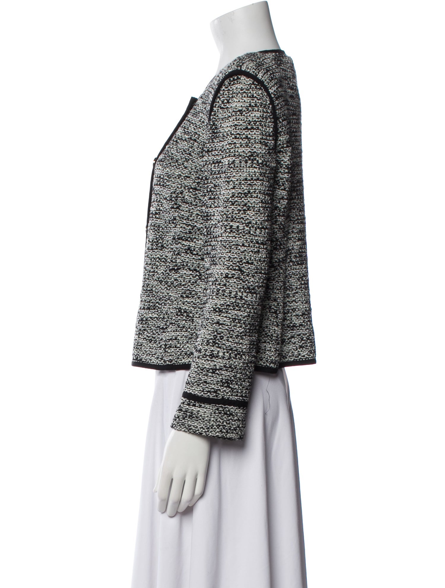 St. John Wool Tweed Pattern Evening Jacket