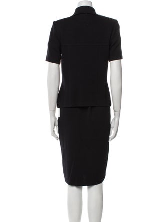 St. John Crystal Embellishments Skirt Set